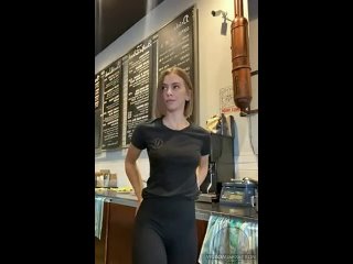 barista shining in starbucks